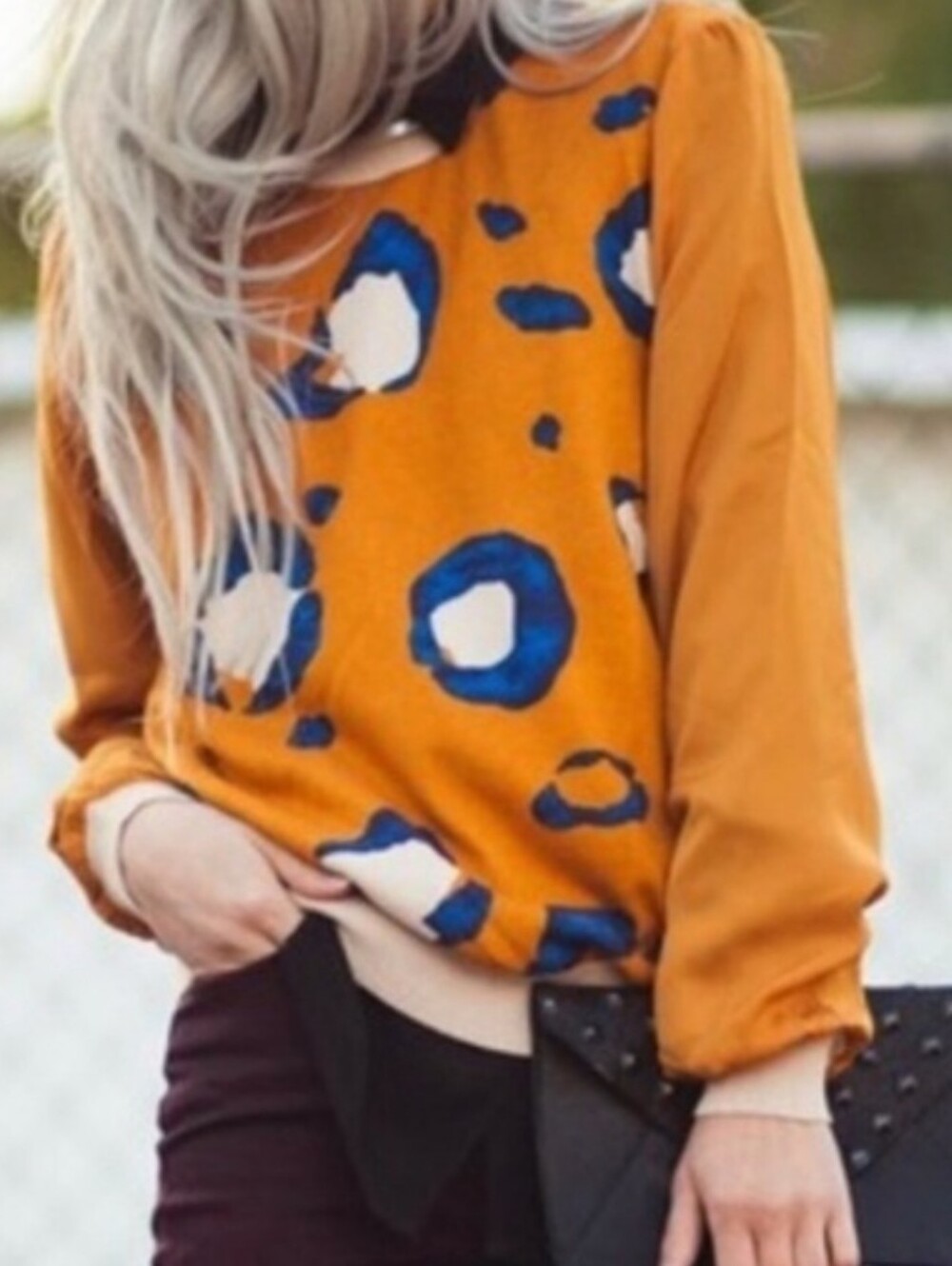 3.1 PHILLIP LIM | | Cheetah Print Long Sleeve Sweatee
